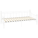 Vidaxl slaapbank metaal wit 90x200 cm