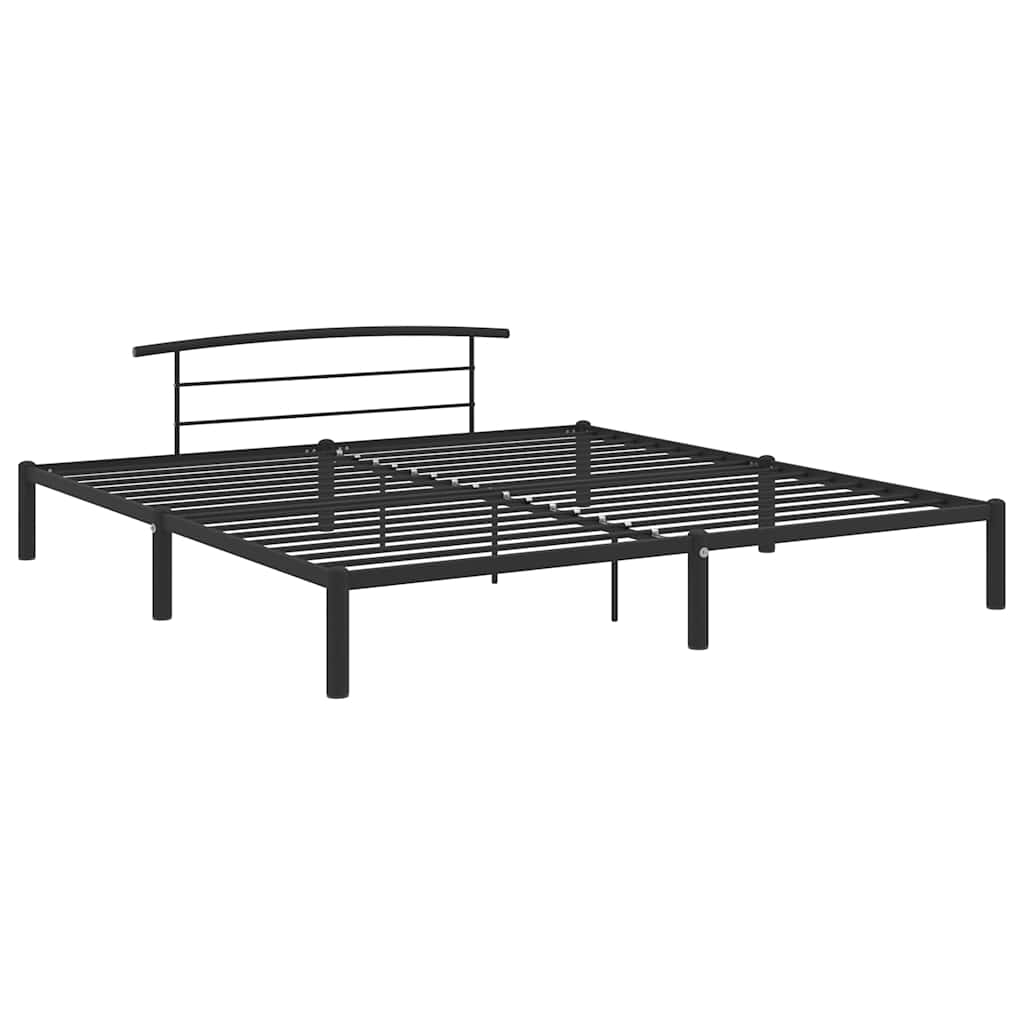Vidaxl bedframe metaal zwart 200x200 cm
