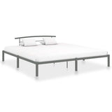 Vidaxl bedframe metaal grijs 200x200 cm