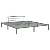 Vidaxl bedframe metaal grijs 200x200 cm