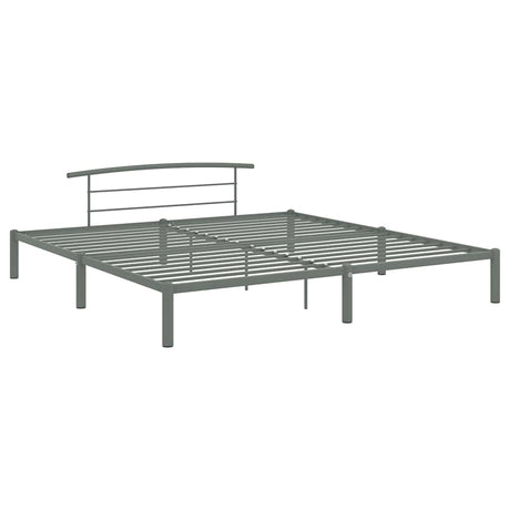 Vidaxl bedframe metaal grijs 200x200 cm