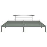 Vidaxl bedframe metaal grijs 200x200 cm