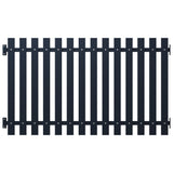 VIDAXL -Zauntafel 170,5x125 cm Pulver -Stahl -Anthrazit