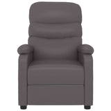 Vidaxl massagestoel kunstleer grijs