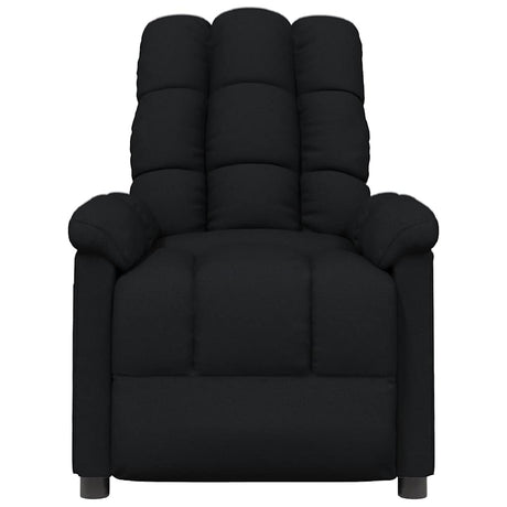 Vidaxl massagestoel stof zwart