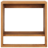 VIDAXL -Handtuchregal Wandmontage 35x20x35 cm Festes Teakholzholz