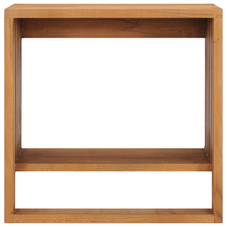 VIDAXL -Handtuchregal Wandmontage 35x20x35 cm Festes Teakholzholz