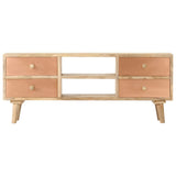 Vidaxl tv-meubel 110x30x45 cm massief mangohout