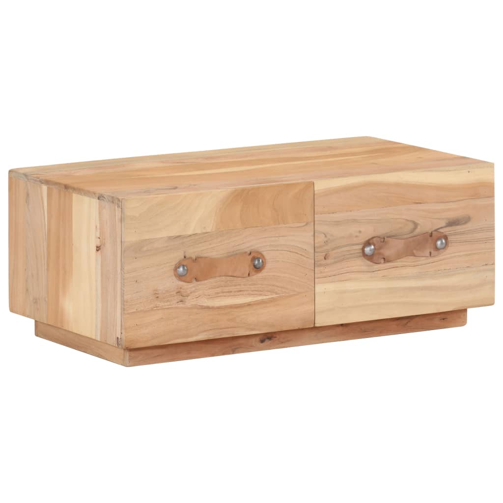 Vidaxl salontafel 90x50x35 cm massief gerecycled hout
