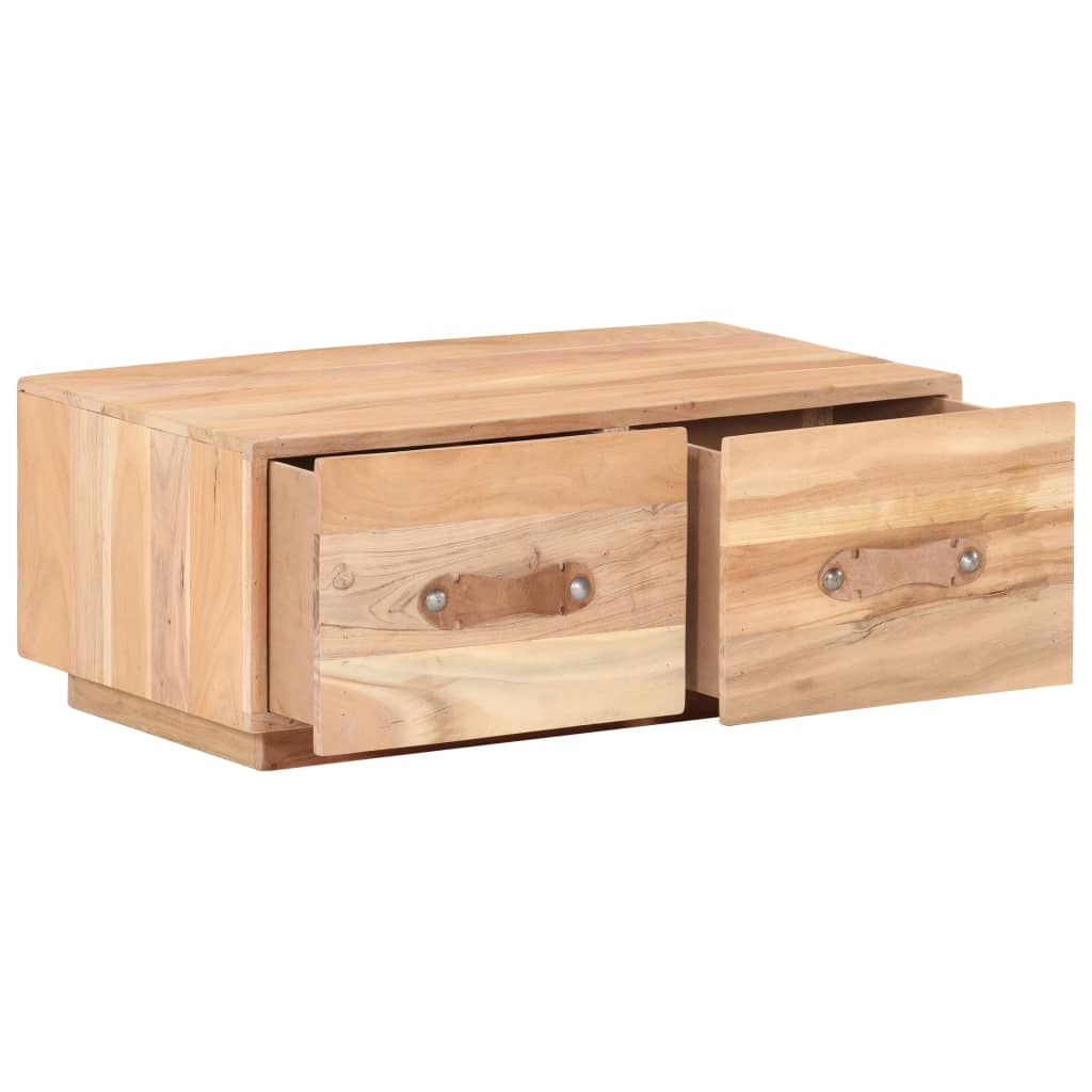 Vidaxl salontafel 90x50x35 cm massief gerecycled hout