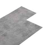 Vidaxx Bodendielen selbstklebend 4,46 m² 3 mm PVC Zement braun