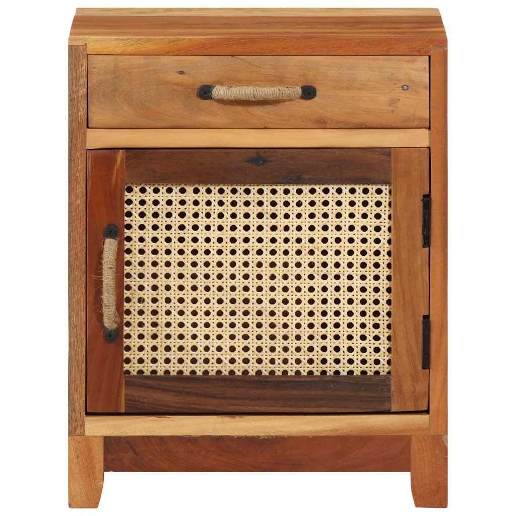 Vidaxl nachtkastje 40x30x50 cm massief gerecycled hout