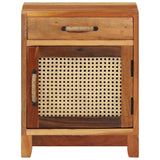 Vidaxl nachtkastje 40x30x50 cm massief gerecycled hout