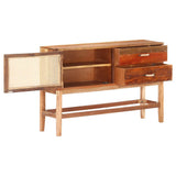 Vidaxl dressoir 118x30x76 cm massief gerecycled hout