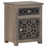 Vidaxl nachtkastje 40x30x50 cm massief mangohout