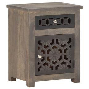 Vidaxl nachtkastje 40x30x50 cm massief mangohout