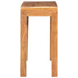 Vidaxl wandtafel 110x40x76 cm gerecycled hout met honingafwerking