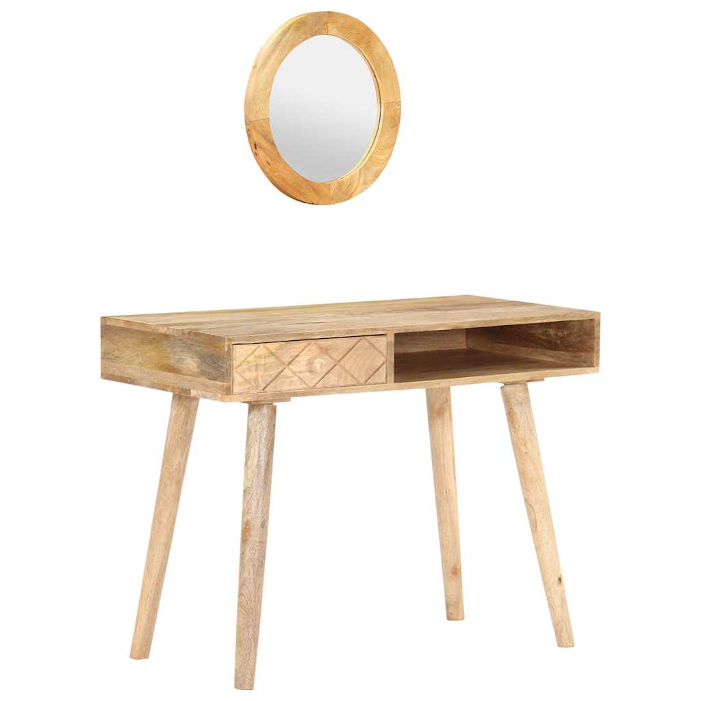 Vidaxl kaptafel 100x50x76 cm massief mangohout