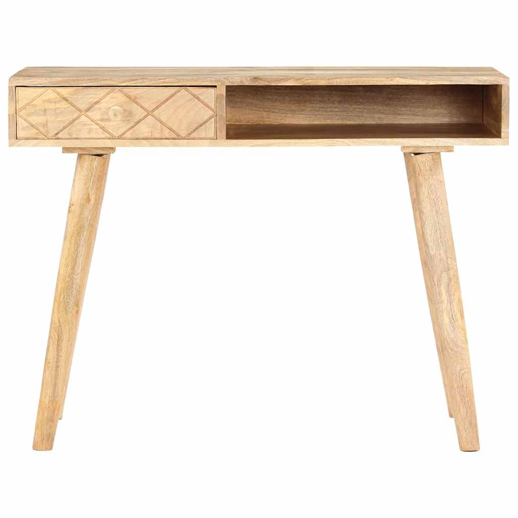 Vidaxl kaptafel 100x50x76 cm massief mangohout