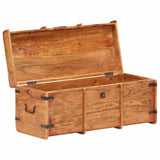 Vidaxl opbergkist 90x40x40 cm massief acaciahout