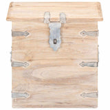 Vidaxl opbergkist 40x40x40 cm massief acaciahout