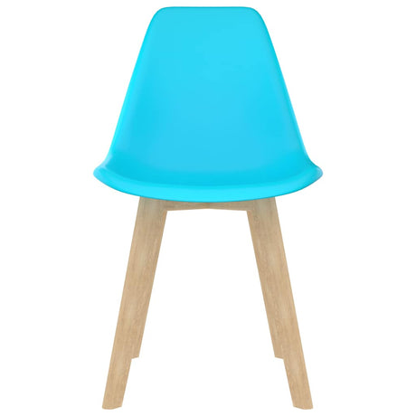 Vidaxl eetkamerstoelen 2 st kunststof blauw