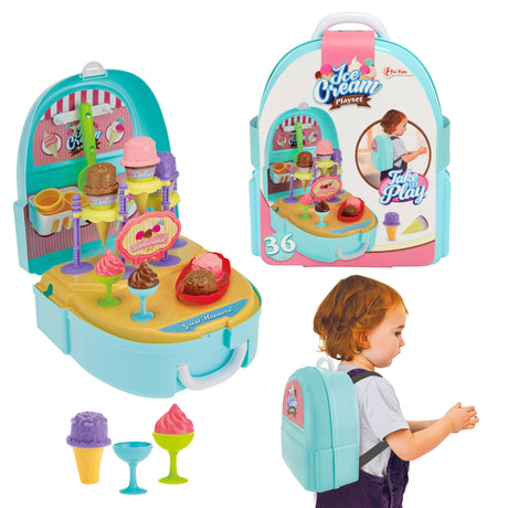 Toi-Toys Toi Toys Spielset Eis im Rucksack