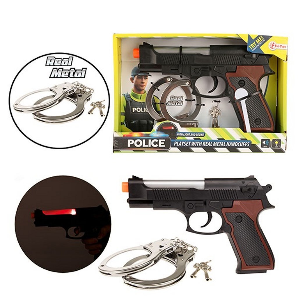 Toi-Toys Polizei-Spielset mit Licht und Ton
