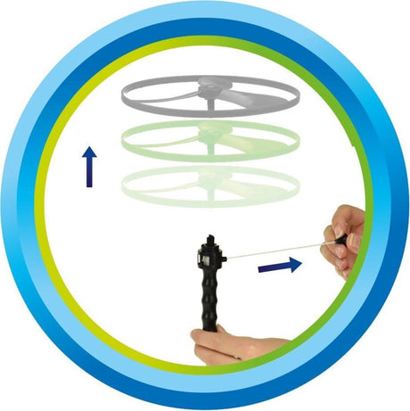Toi-toys flugscheiben Luft 12 cm grün rot 3-teilig