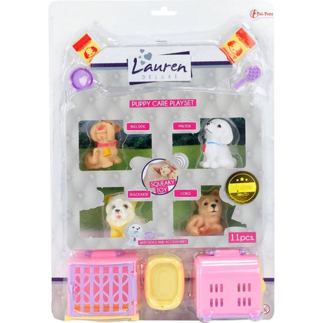 Lauren Deluxe Welpen im Koffer + Sound