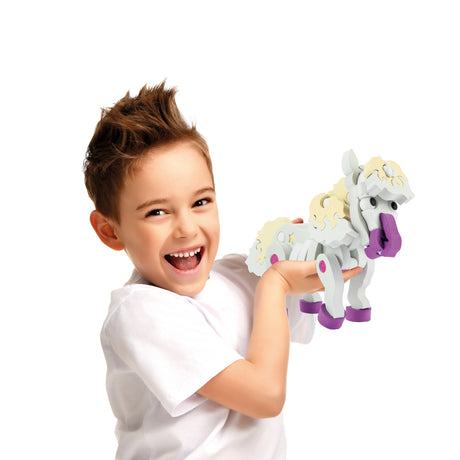 Toi-toys 3D Puzzle Bauschaum Pferd DIY Set s