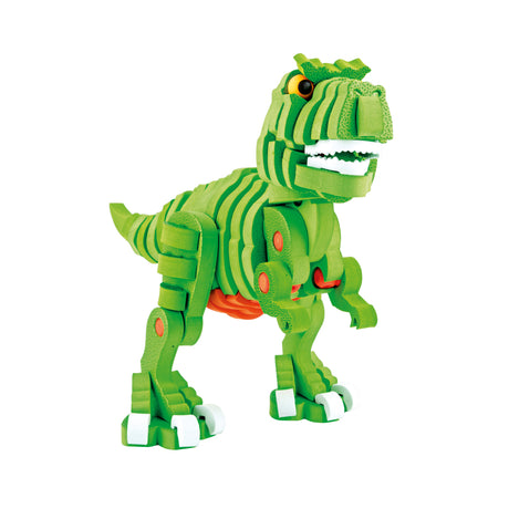 Toi-toys Bastelpuzzle Dinosaurier 25,8 cm grün 104-teilig