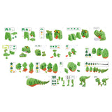 Toi-toys Bastelpuzzle Dinosaurier 25,8 cm grün 104-teilig