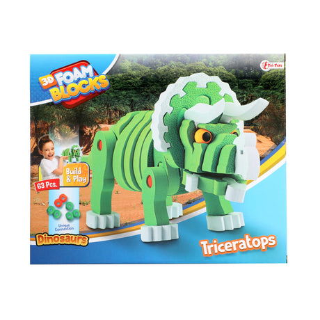 Toi-toys Bastelpuzzle Tricera Junior 25,8 cm grün 59-teilig