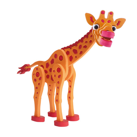 Toi-toys 3D-Puzzle Giraffe Junior 31,5 cm Schaumstoff orange 104-teilig