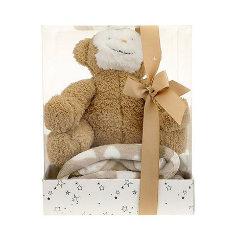 Toi-toys Plüschaffe + Kuscheldecke in Geschenkbox