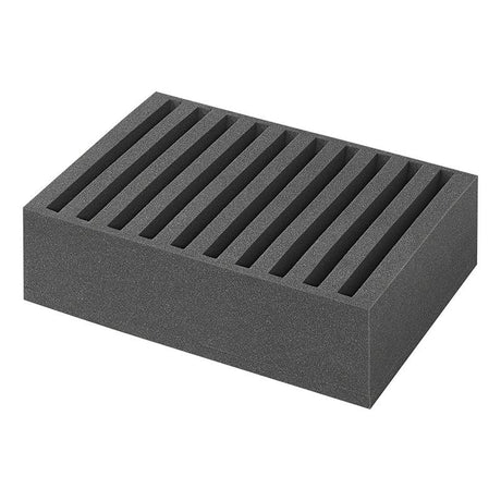 Proplus bordenhouder 34x25x14 cm geschikt voor 10 borden caravan organizer zwart
