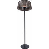 Gefangener Sund stehend mit Artix Corda 2100 W Halogene braun