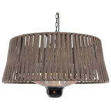 Hängende Heizheizung Artix Corda 1800 W Halogenbraun