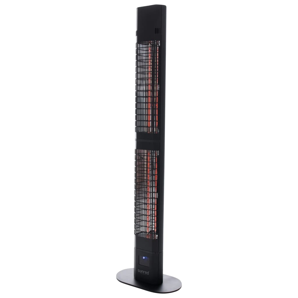 Gespenrte Gefangene Terrasse Heizung Diamond Dark 3000 W Roségold Carbon Schwarz