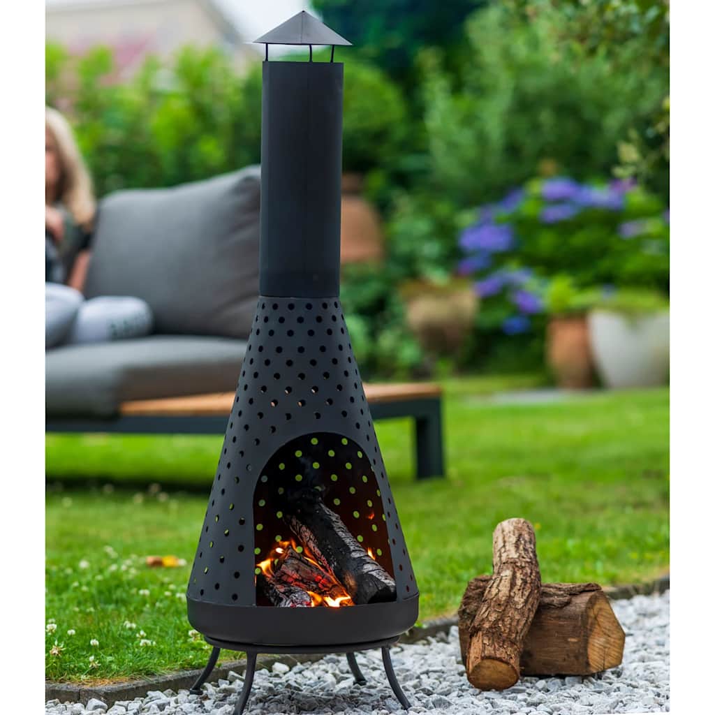 Rotfeuer Gartenkamin Napa Schwarz