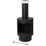 Progarden Prograrden Kamin mit Schornstein 112 cm Metall