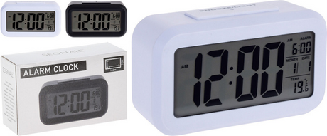 Wekker digitaal 2 assorti kleur