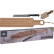 Ausgezeichnetes Haushaltswaren-Brotbrett aus Holz mit Brotmesser
