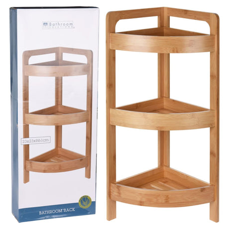 Badezimmerlösungen Badezimmerlösungen Badezimmer Rack 3-layer Bambus