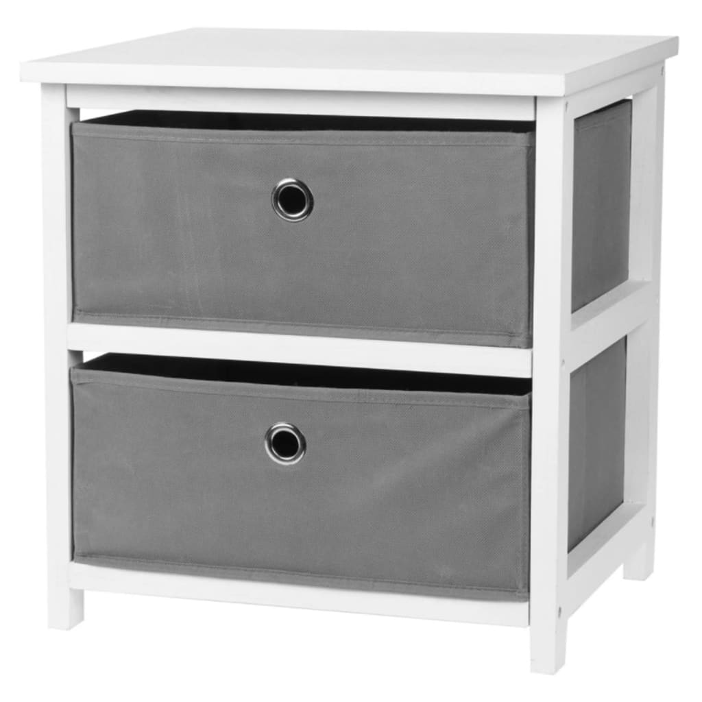 HS -Kollektion Hs Sammlung Aufbewahrungschrank mit 2 Schubladen MDF