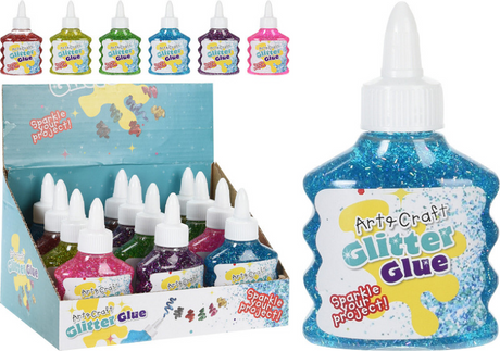 Glitzerkleber in der Flasche, 90 ml