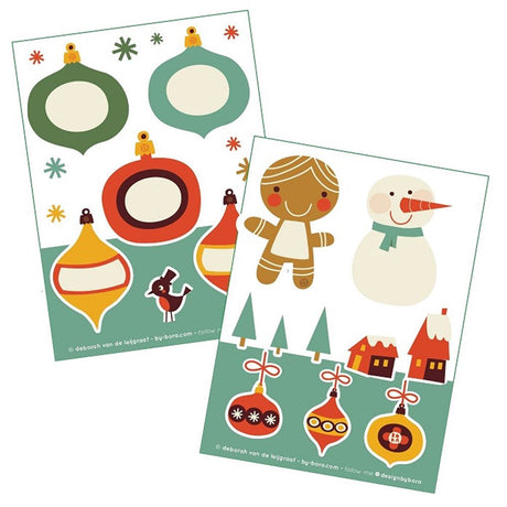 Bora stickervellen 2 x a6. a vi (5 sets) | 5 stuks