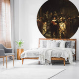 Wallart Wallow Kreis die Nachtuhr 142,5 cm