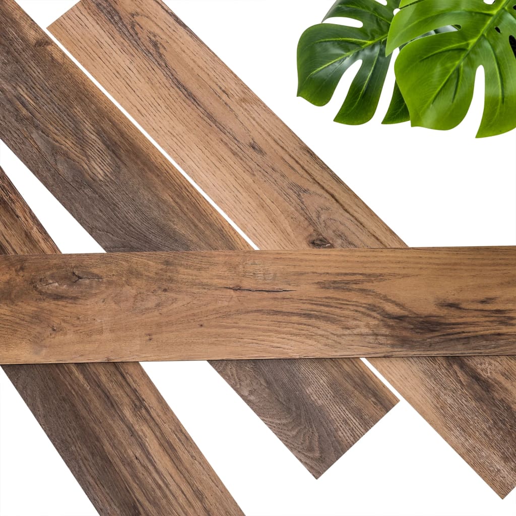 Wallart-Bretter Holz-aus-aus-Sandholz-Eiche braun